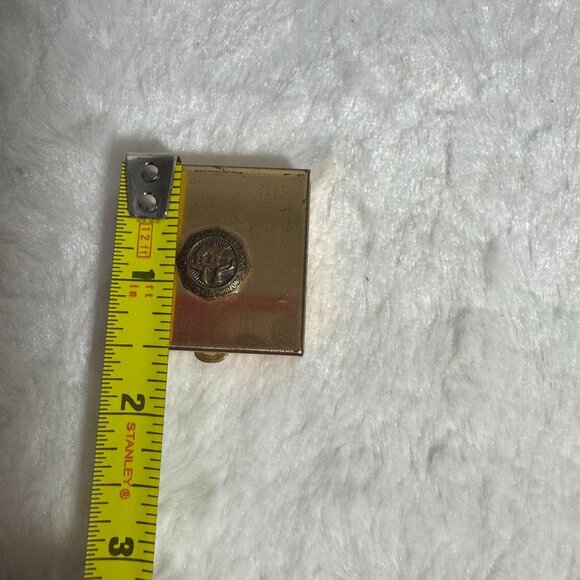 Vintage Future Homemakers Of America Gold Powderette Small Powder Compact - Picture 6 of 7